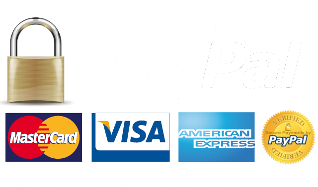 Secure Payment with PayPal, No account needed!